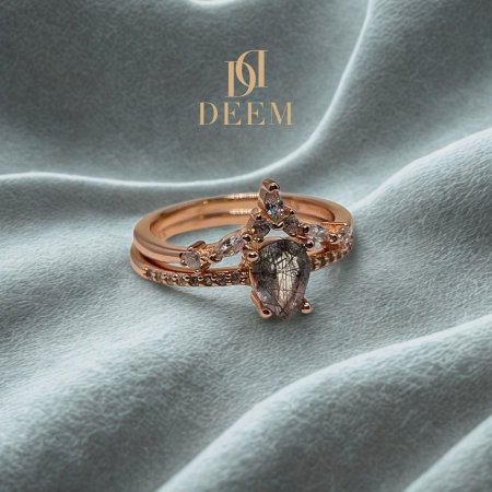 Crown Of Shadows 2pc Ring Set