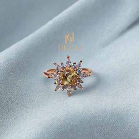 Golden Blossom Ring