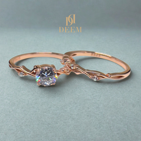 Elegant Princess (2) 2pc Ring Set