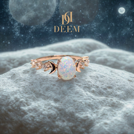 Opal Eclipse Ring