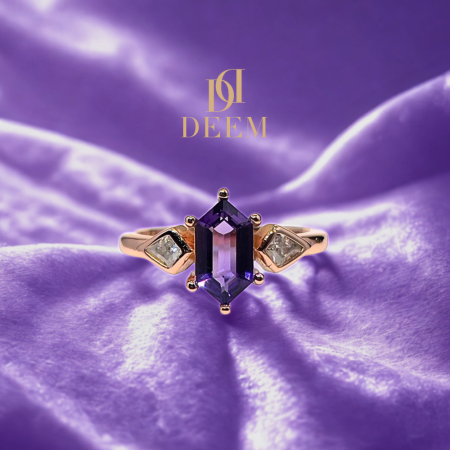 Violet Charm Ring