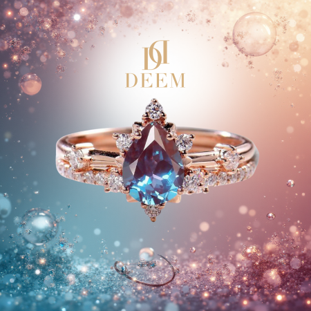 Morning Glory 2pc Ring set